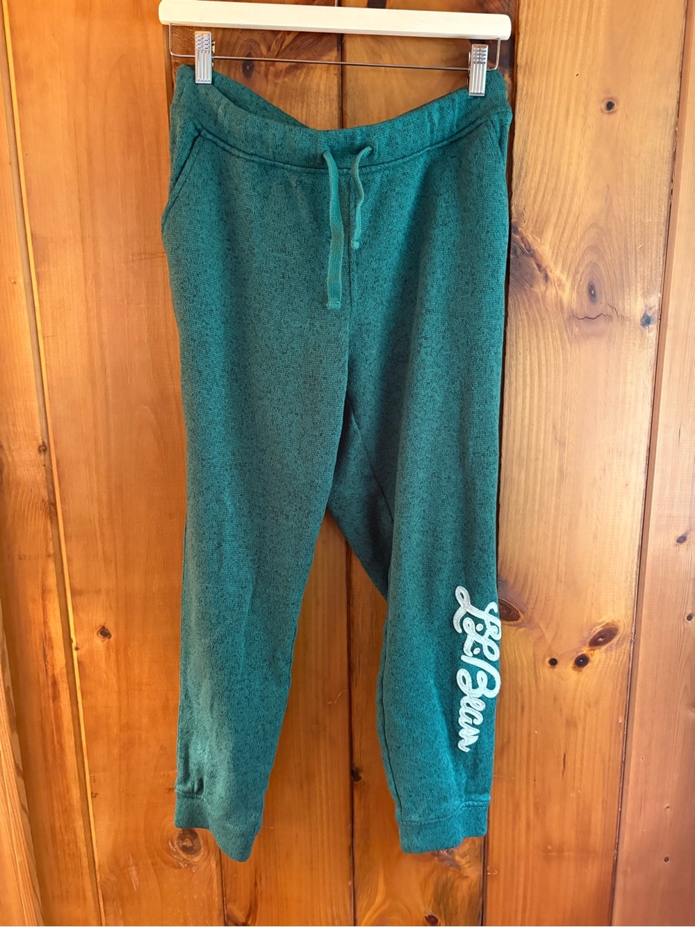 L.L. Bean Green Drawstring Women’s Sweatpants
